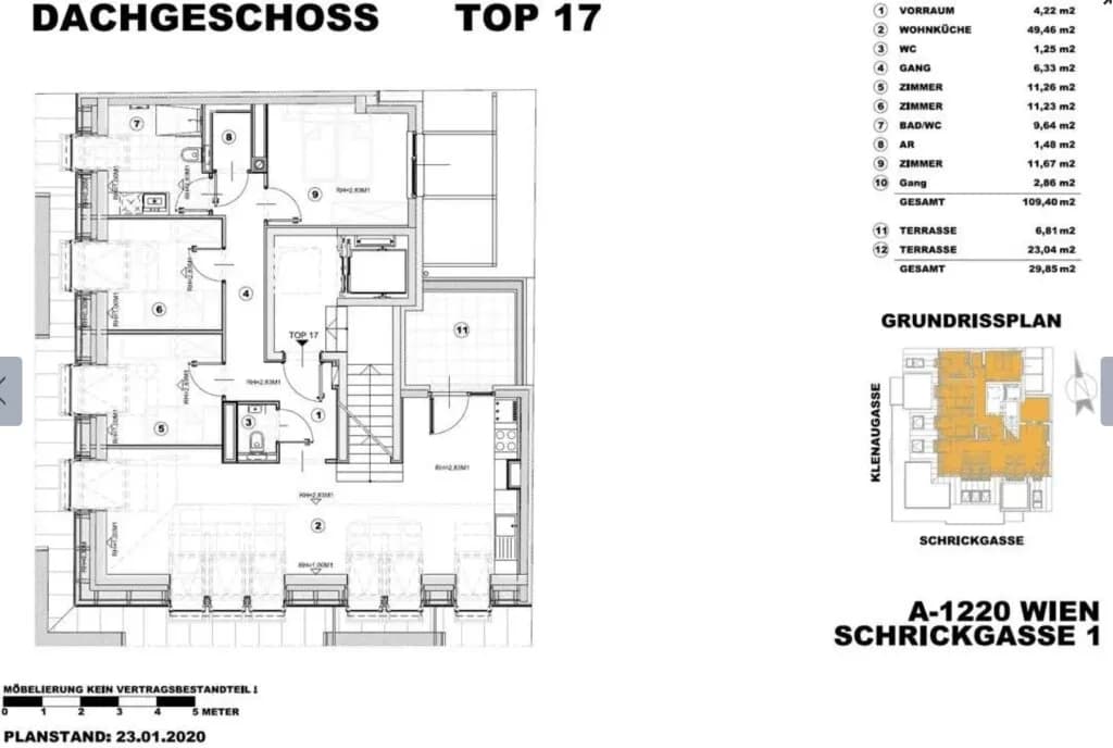 4-Zimmer-Wohnung mieten in Wien – 110 m², € 1.968 – Bild 13 von 14