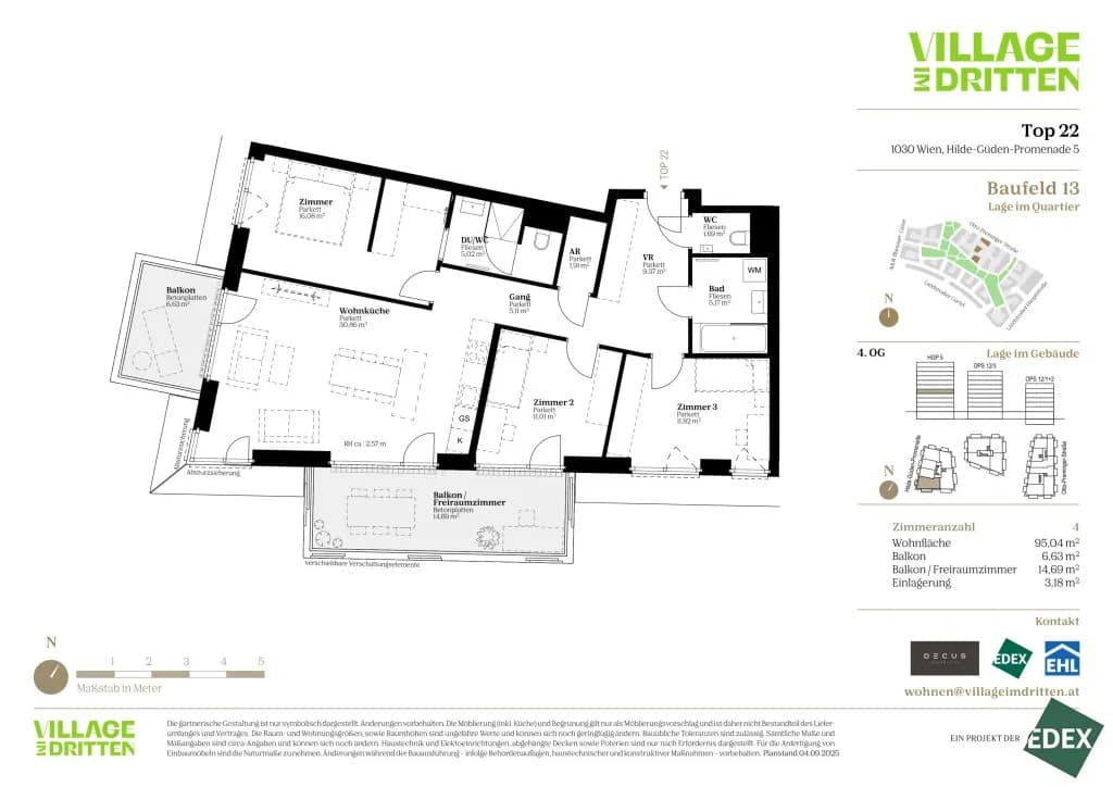 4-Zimmer-Wohnung kaufen in Wien – 95,94 m², € 849.000 – Bild 40 von 40