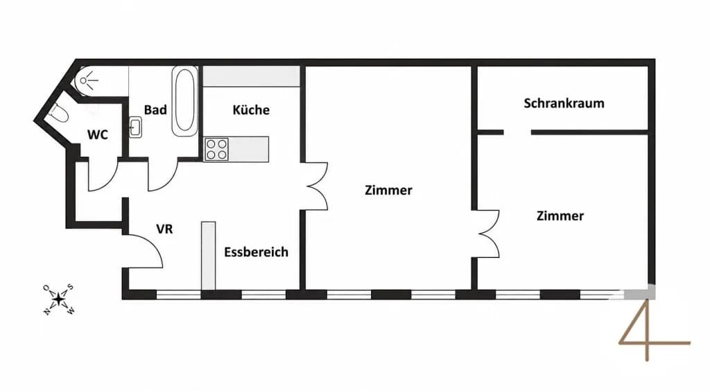 2-Zimmer-Wohnung mieten in Wien – 79,27 m², € 2.150 – Bild 10 von 10