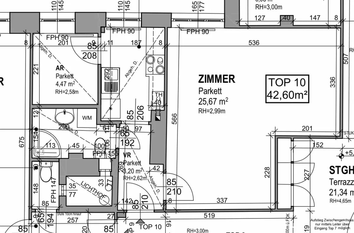 2-Zimmer-Wohnung kaufen in Wien – 43 m², € 165.000 – Bild 5 von 5