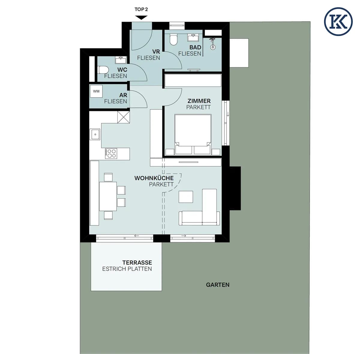 2-Zimmer-Wohnung kaufen in Wien – 59,1 m² – Bild 12 von 19