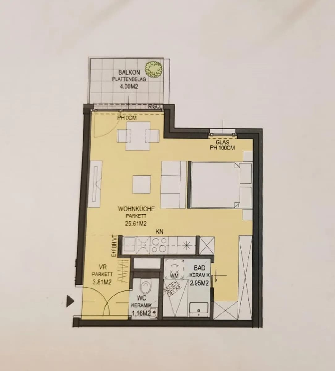 1-Zimmer-Wohnung kaufen in Wien – 33,53 m², € 209.000 – Bild 11 von 11