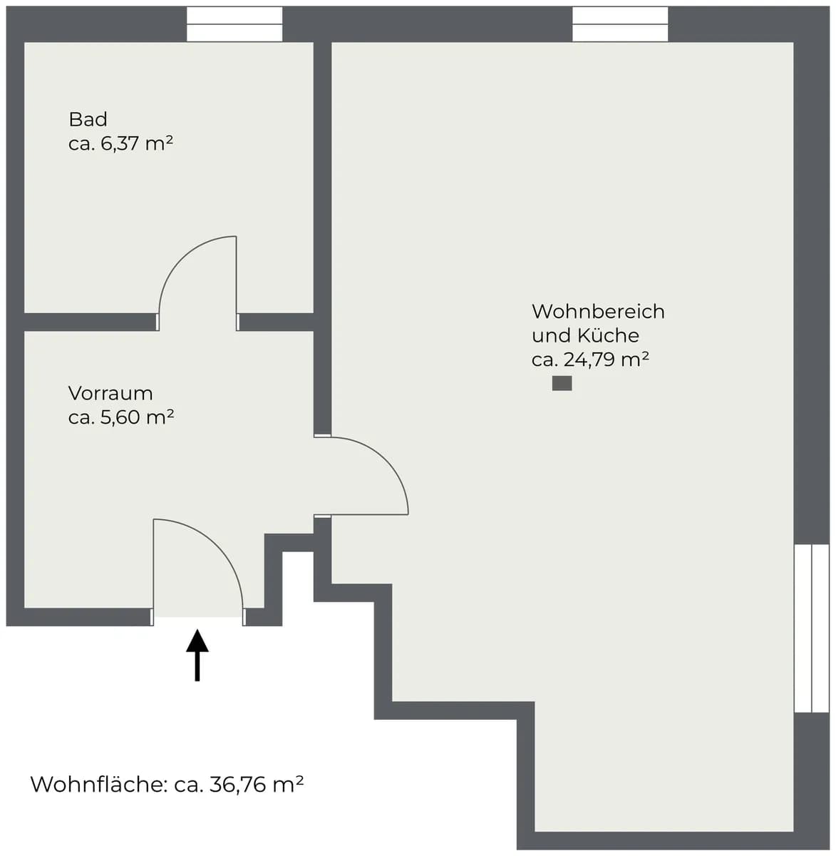 1-Zimmer-Wohnung mieten in Weiz – 36,76 m², € 490 – Bild 10 von 10