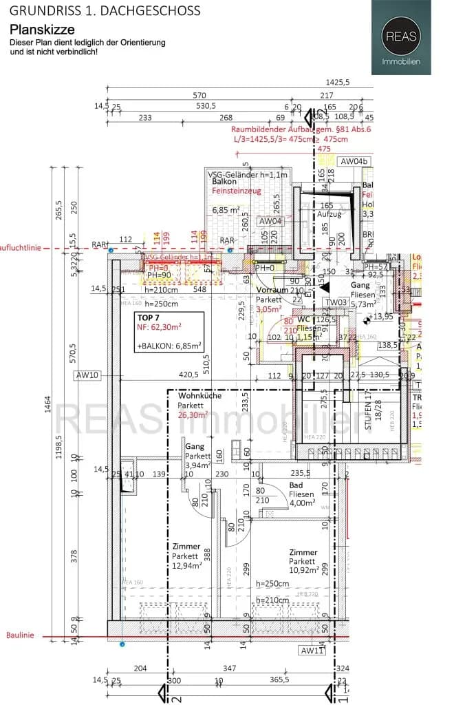 3-Zimmer-Wohnung kaufen in Wien – 62,3 m², € 549.000 – Bild 22 von 22