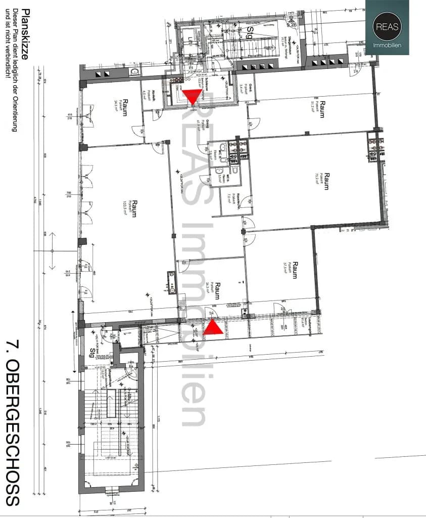 6-Zimmer-Gewerbeimmobilie mieten in Wien – 401 m², € 5.844 – Bild 30 von 30
