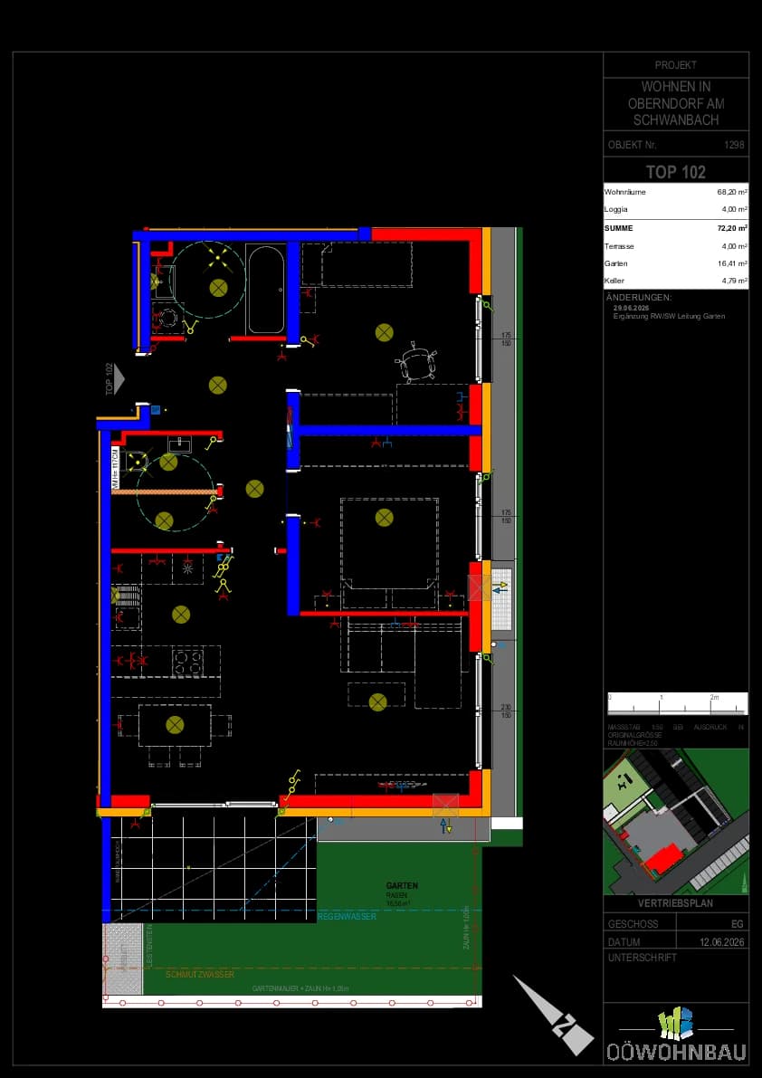 3-Zimmer-Wohnung mieten in Vöcklabruck – 68,56 m², € 703 – Bild 3 von 3