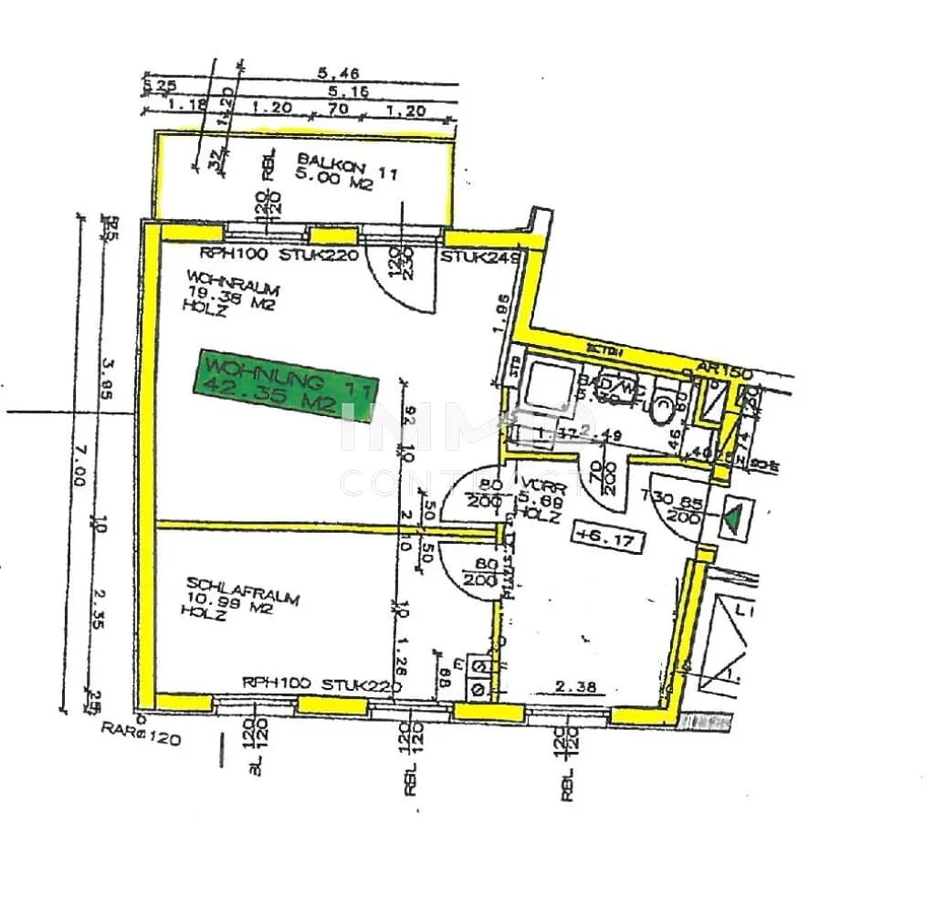 2-Zimmer-Wohnung mieten in Graz – 42,43 m², € 573 – Bild 14 von 14