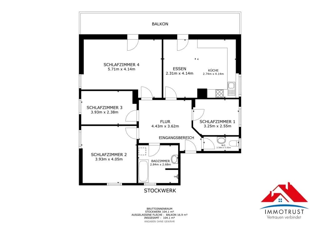 Wohnung mieten in Klagenfurt Land – 104,1 m², € 1.447 – Bild 15 von 15