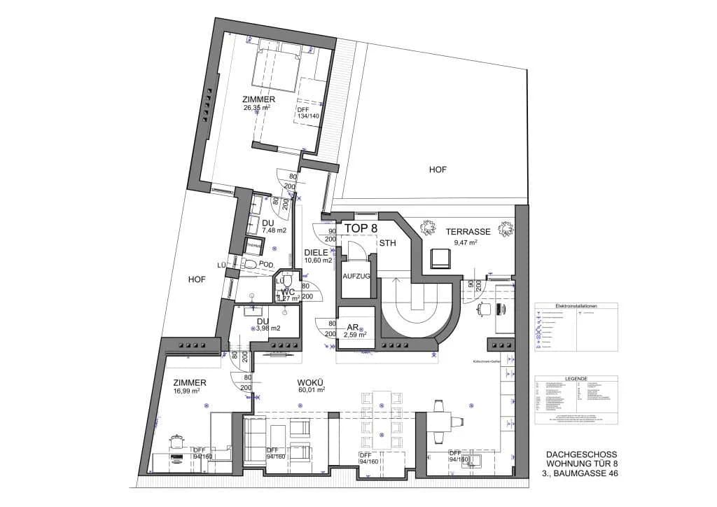 3-Zimmer-Wohnung kaufen in Wien – 129 m², € 960.000 – Bild 36 von 39