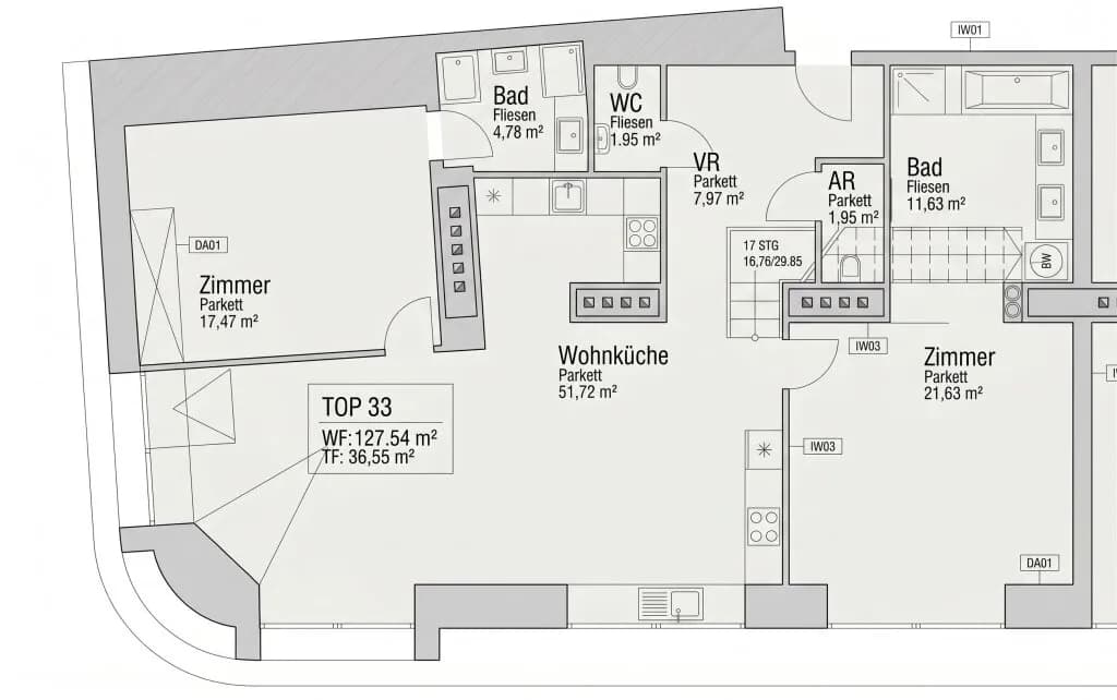 3-Zimmer-Wohnung kaufen in Wien – 139,52 m², € 1.199.000 – Bild 9 von 10