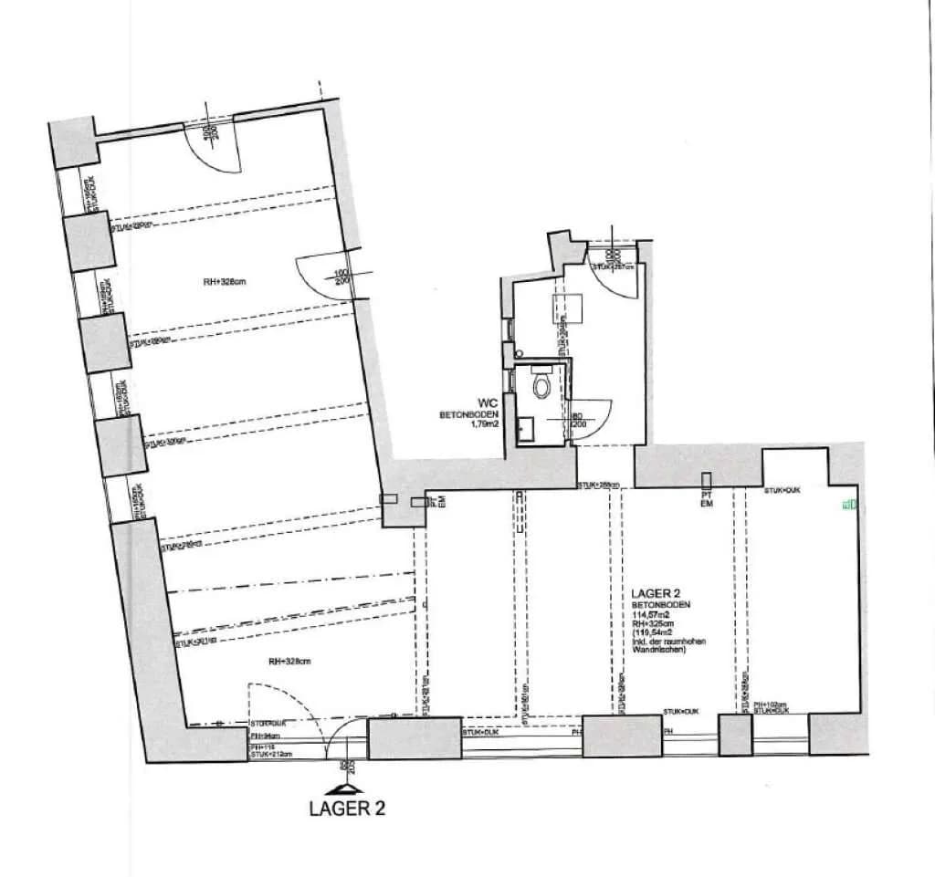 Gewerbeimmobilie mieten in Wien – 121 m², € 1.328 – Bild 10 von 10