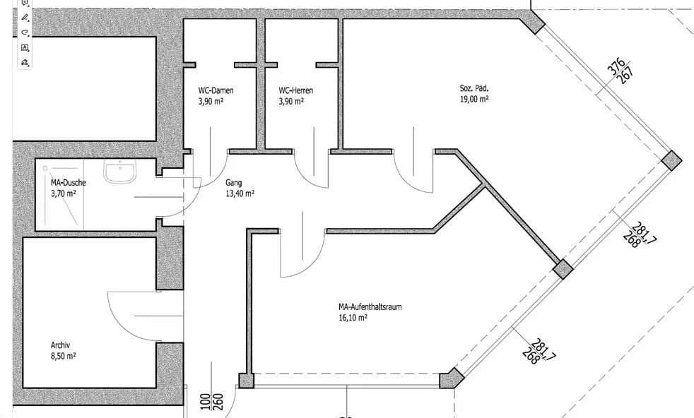 3-Zimmer-Gewerbeimmobilie mieten in Deutschlandsberg – 69 m², € 900 – Bild 8 von 8