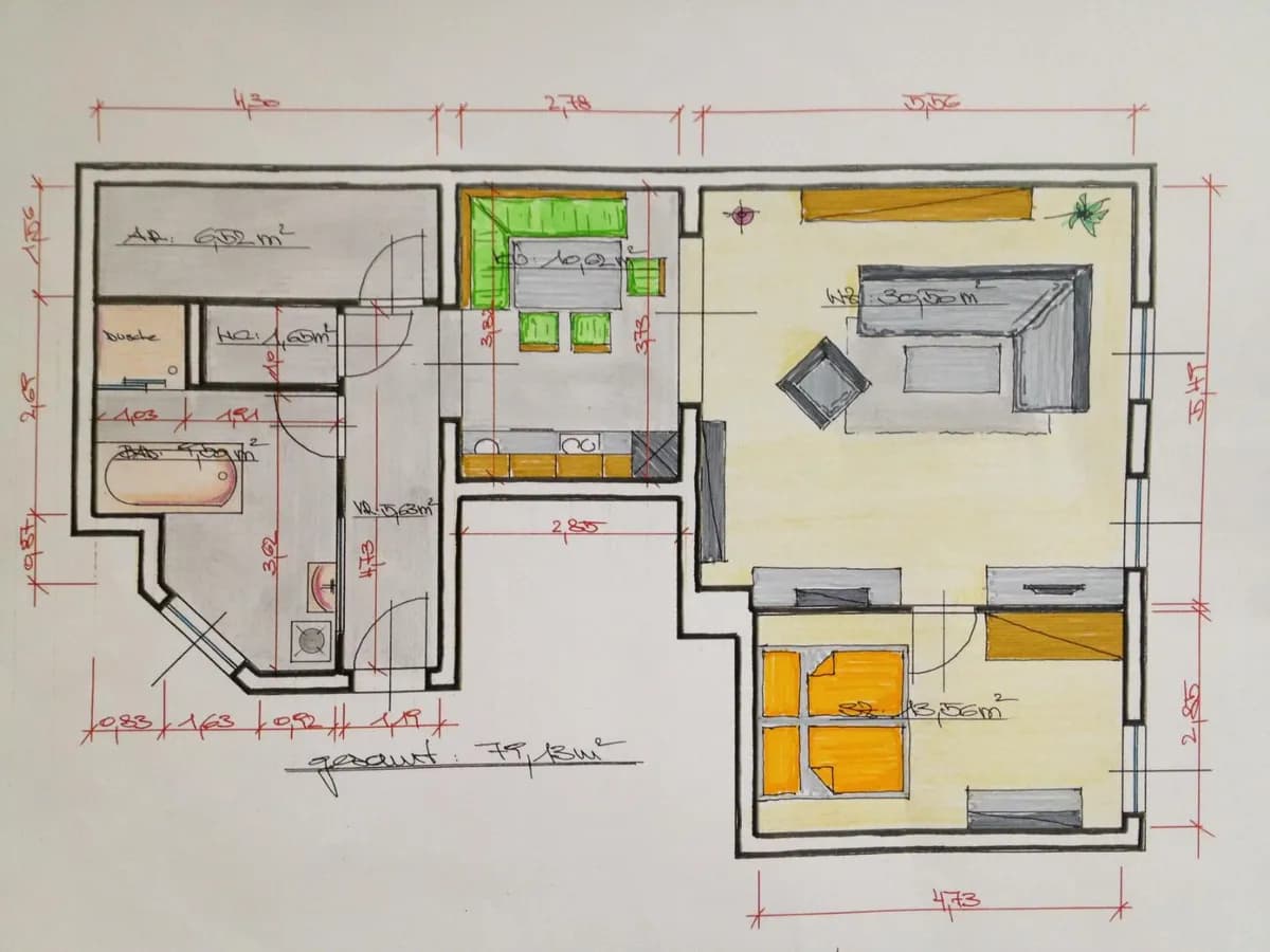 2-Zimmer-Wohnung mieten in Steyr – 79 m², € 909 – Bild 6 von 7