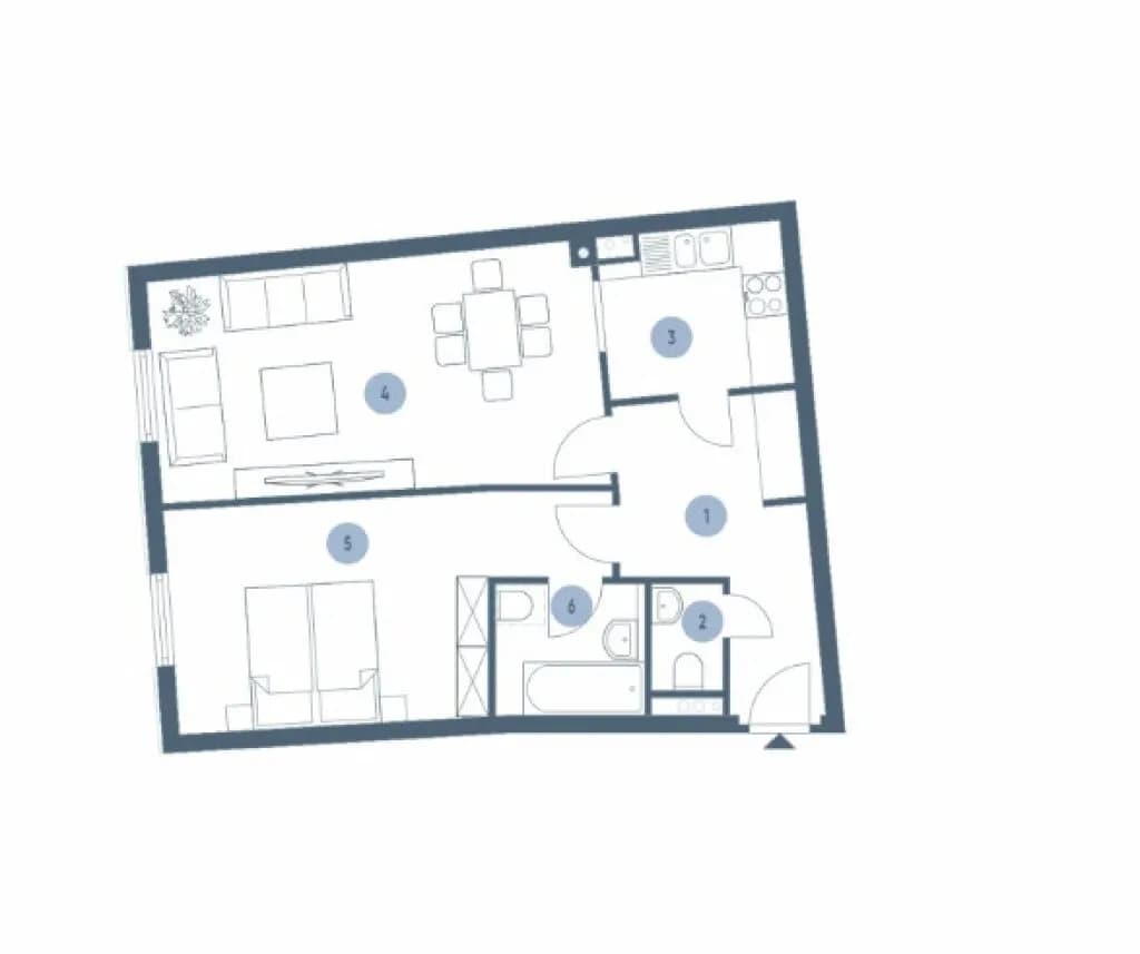 2-Zimmer-Wohnung kaufen in Wien – 57,42 m², € 455.000 – Bild 13 von 16