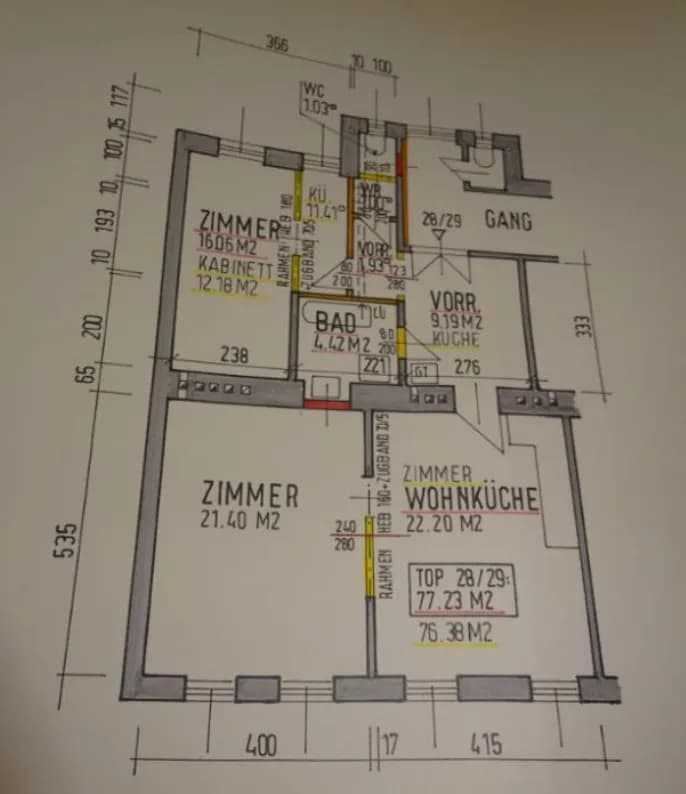 3-Zimmer-Wohnung kaufen in Wien – 77,23 m², € 387.000 – Bild 9 von 10