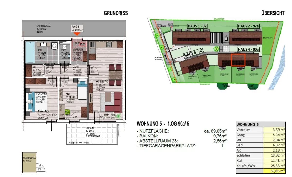 3-Zimmer-Wohnung kaufen in Graz-Umgebung – 69,85 m², € 251.180 – Bild 33 von 33