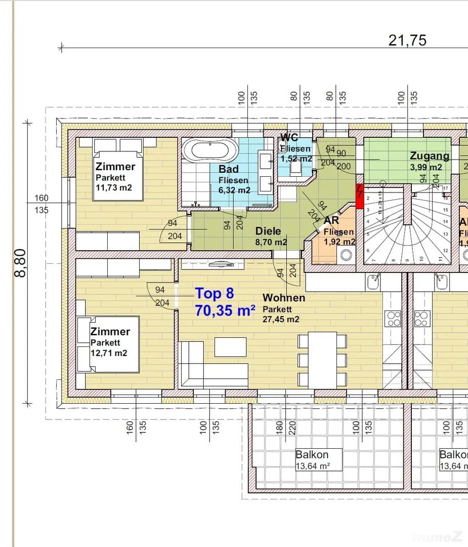 3-Zimmer-Wohnung kaufen in Leibnitz – 70,35 m², € 274.000 – Bild 12 von 12