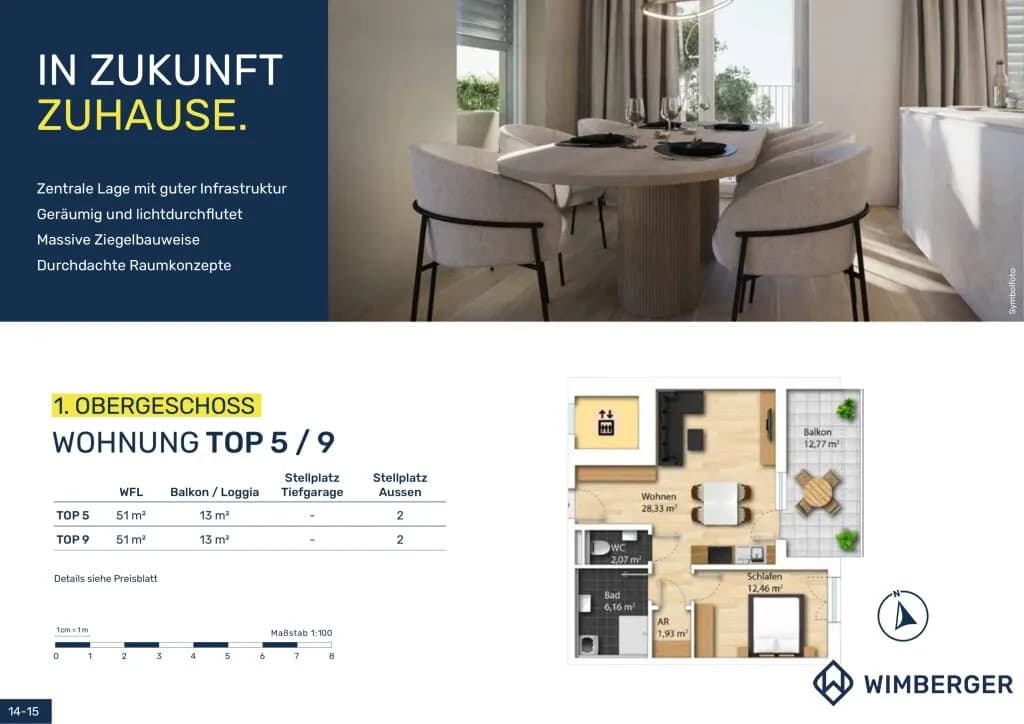 2-Zimmer-Wohnung kaufen in Linz Land – 51 m², € 245.800 – Bild 11 von 11