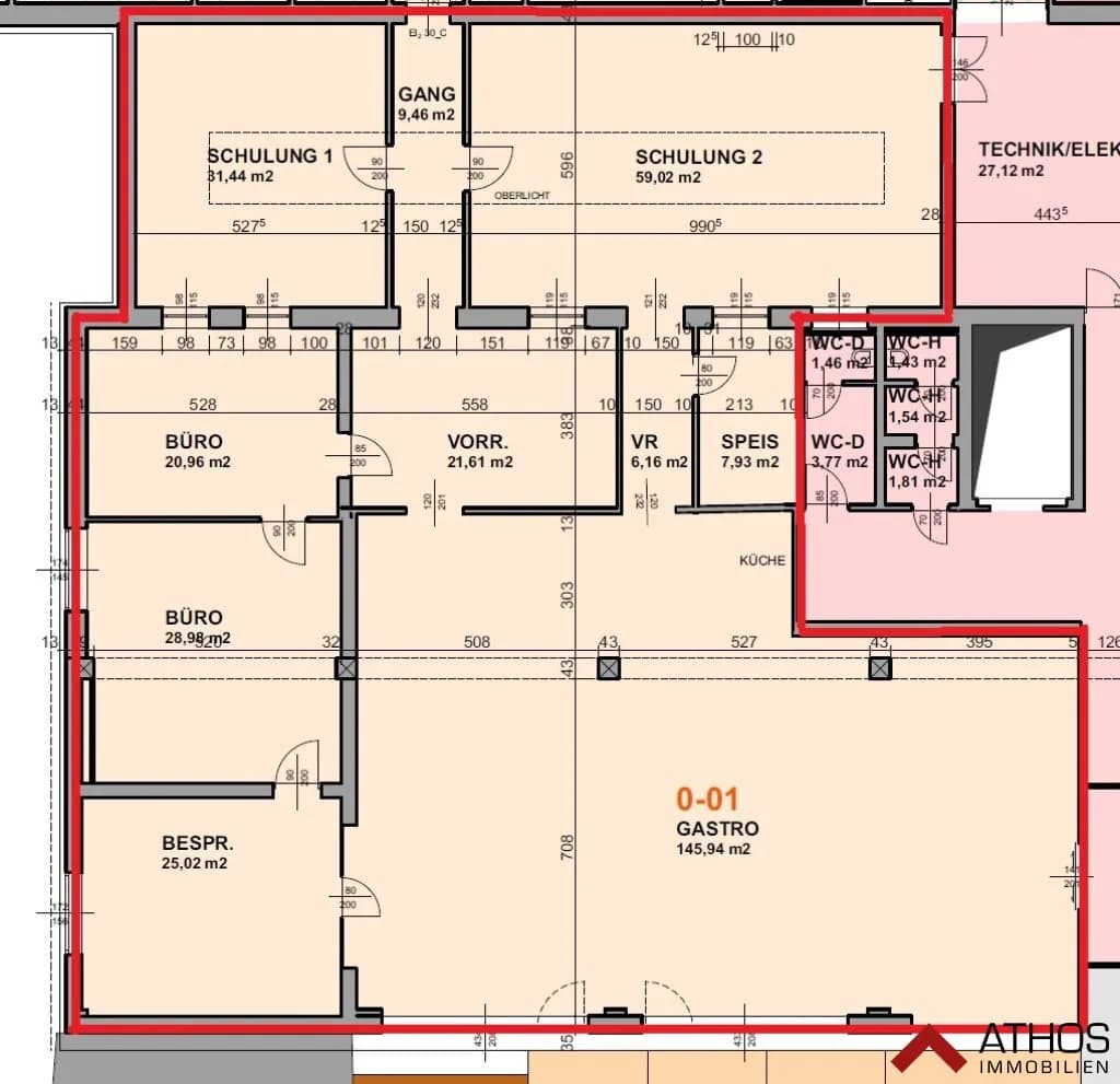Gewerbeimmobilie mieten in Steyr – 357 m², € 2.248 – Bild 12 von 12