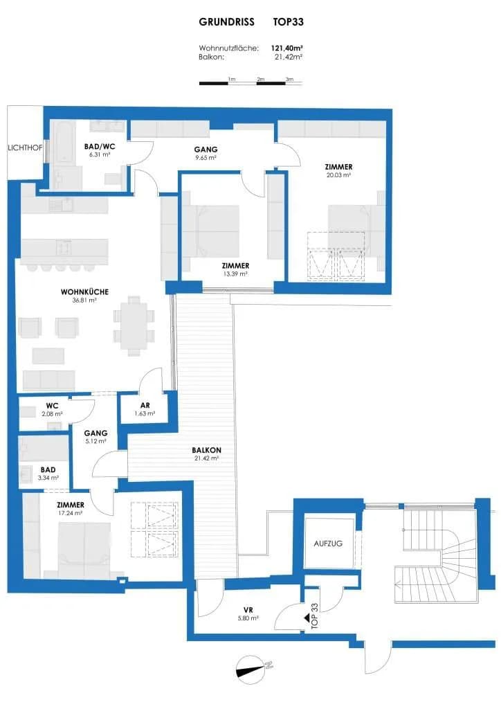 4-Zimmer-Wohnung kaufen in Wien – 118,5 m², € 1.290.000 – Bild 38 von 38
