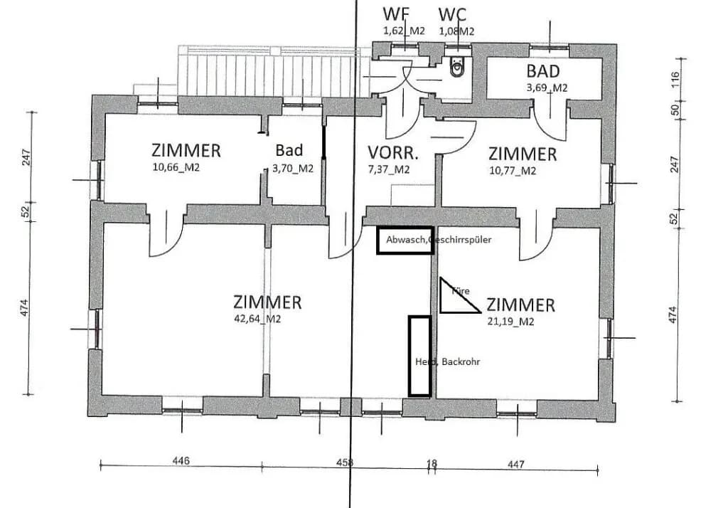 4-Zimmer-Wohnung mieten in Sankt Pölten Land – 102 m², € 1.098 – Bild 5 von 5