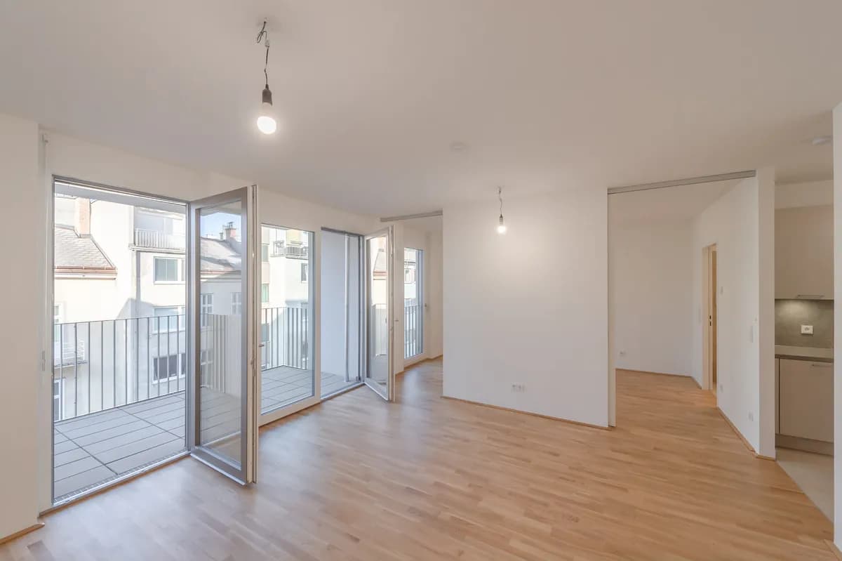 2-Zimmer-Wohnung mieten in Wien – 49 m², € 1.380