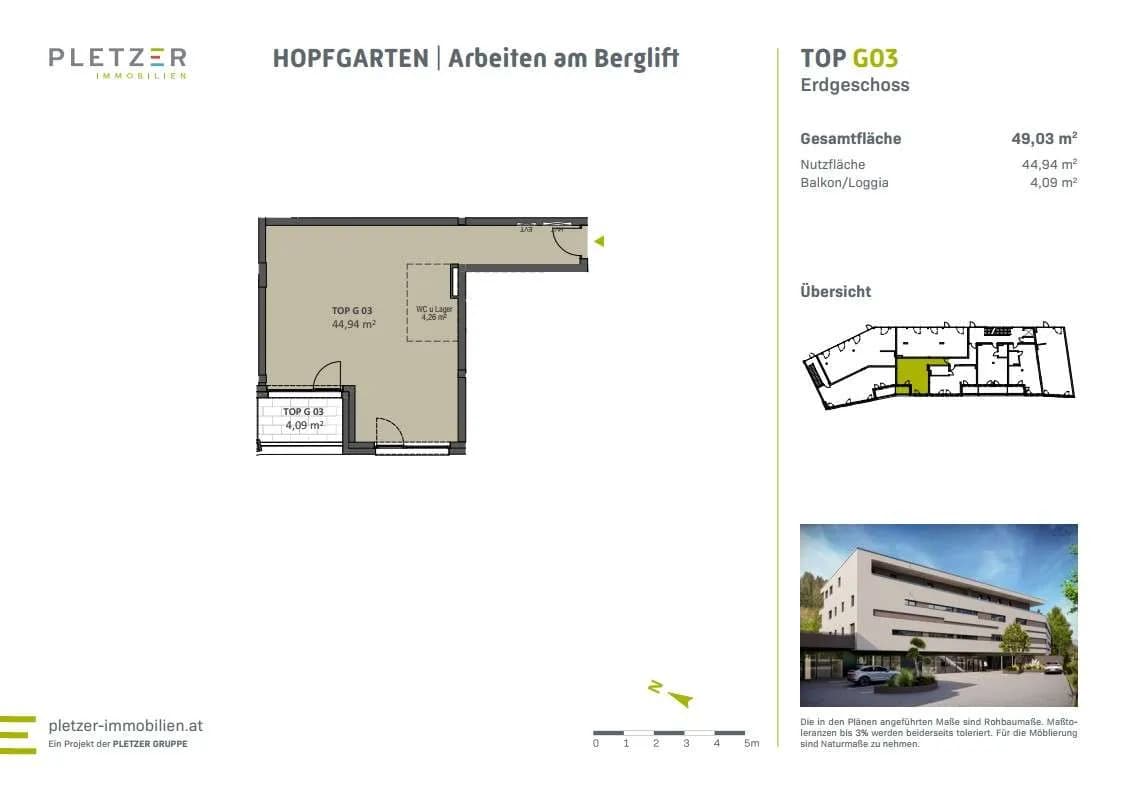 Gewerbeimmobilie mieten in Kitzbühel – € 592 – Bild 3 von 3