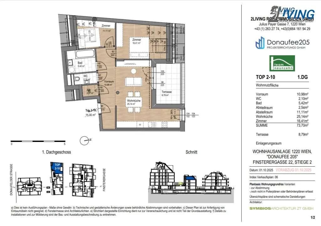 2-Zimmer-Wohnung kaufen in Wien – 75 m², € 479.900 – Bild 12 von 13