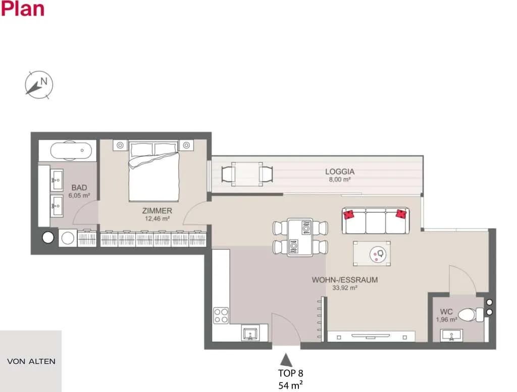 2-Zimmer-Wohnung kaufen in Wien – 54 m², € 1.250.000 – Bild 11 von 11