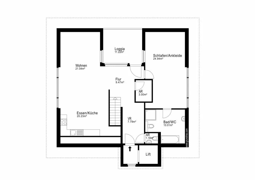 2-Zimmer-Wohnung kaufen in Salzburg-Umgebung – 97,66 m², € 799.000 – Bild 11 von 11