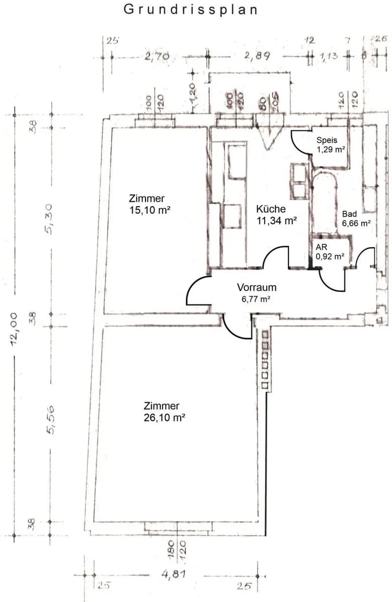 2-Zimmer-Wohnung kaufen in Graz – 68 m², € 155.000 – Bild 9 von 9