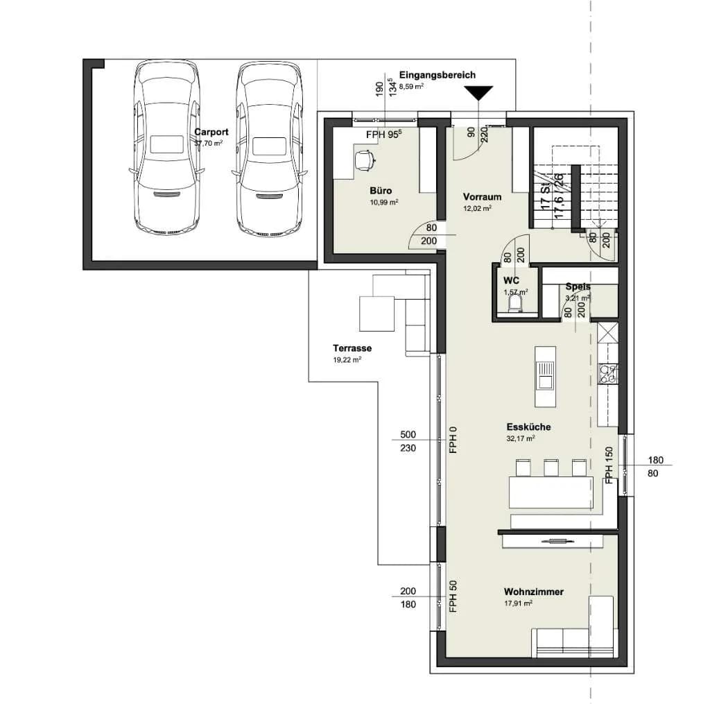 5-Zimmer-Haus kaufen in Sankt Pölten – 150 m², € 619.500 – Bild 4 von 8
