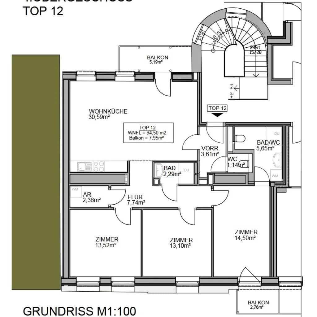 4-Zimmer-Wohnung kaufen in Wien – 94,5 m², € 869.000 – Bild 15 von 15
