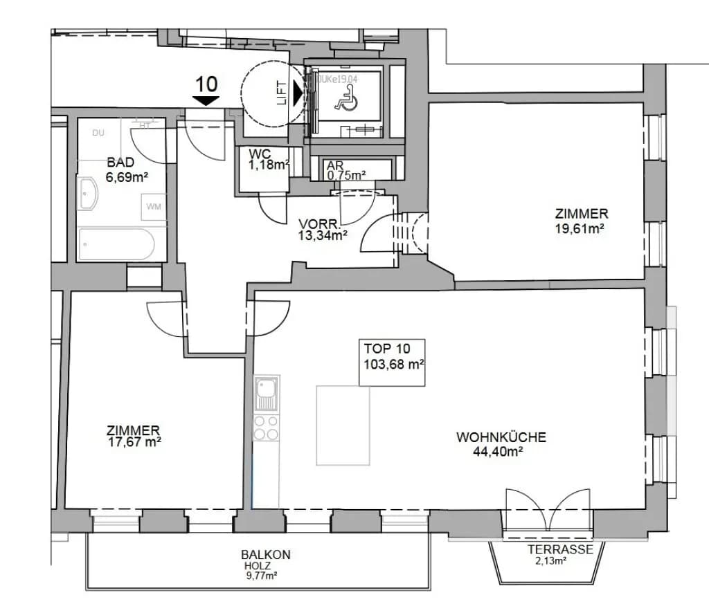 3-Zimmer-Wohnung kaufen in Wien – 104,28 m², € 920.000 – Bild 13 von 14