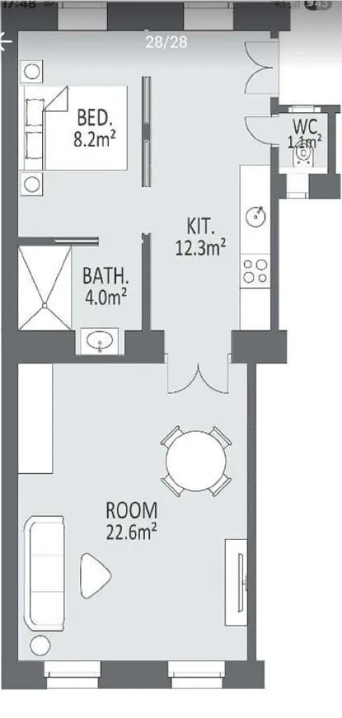 2-Zimmer-Wohnung mieten in Wien – 48,2 m², € 1.450 – Bild 14 von 14