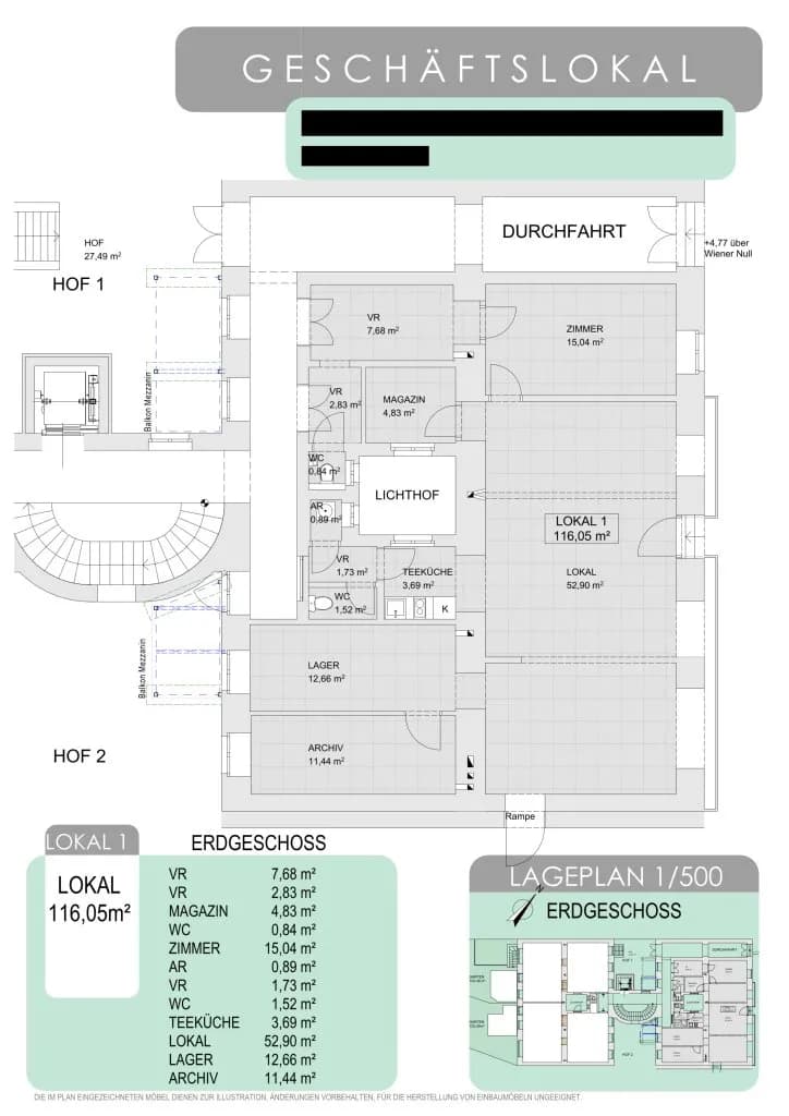 Gewerbeimmobilie kaufen in Wien – 121 m², € 360.000 – Bild 9 von 9
