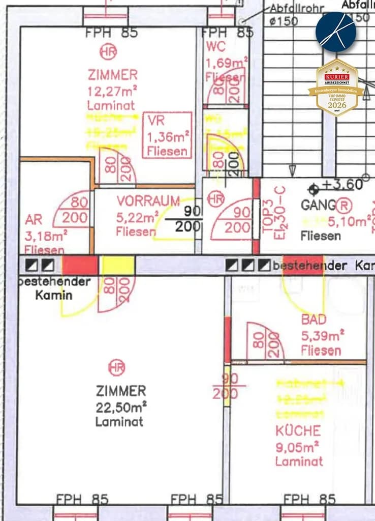 3-Zimmer-Wohnung kaufen in Sankt Pölten – 60 m², € 119.000 – Bild 9 von 9