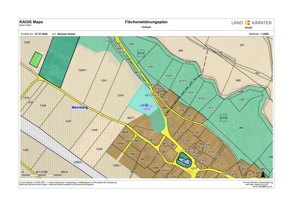 Grundstück kaufen in Villach – 4 840 m², € 279.000 – Bild 6 von 6