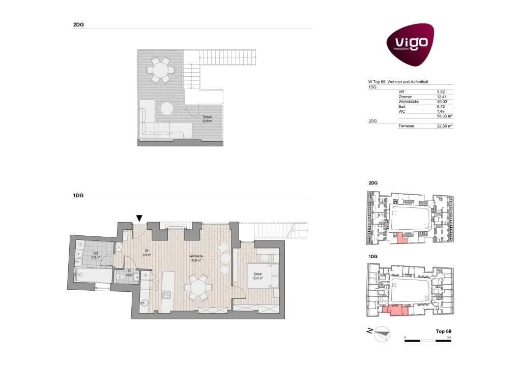 2-Zimmer-Wohnung kaufen in Wien – 56,31 m², € 455.000 – Bild 23 von 23