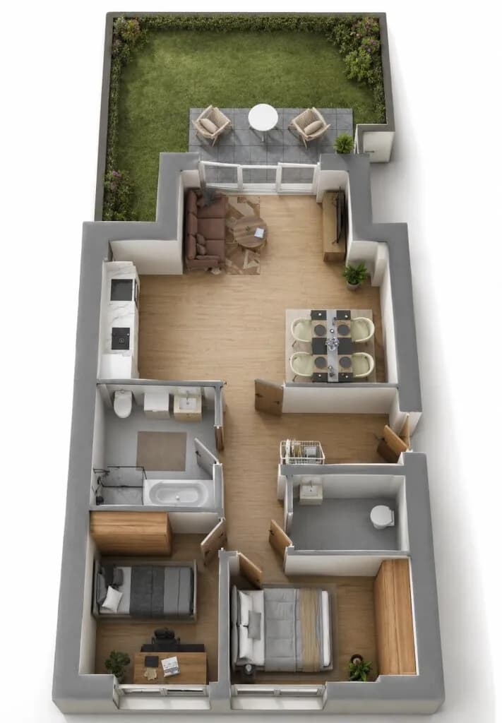 3-Zimmer-Wohnung kaufen in Linz – 74,64 m², € 395.600 – Bild 4 von 6