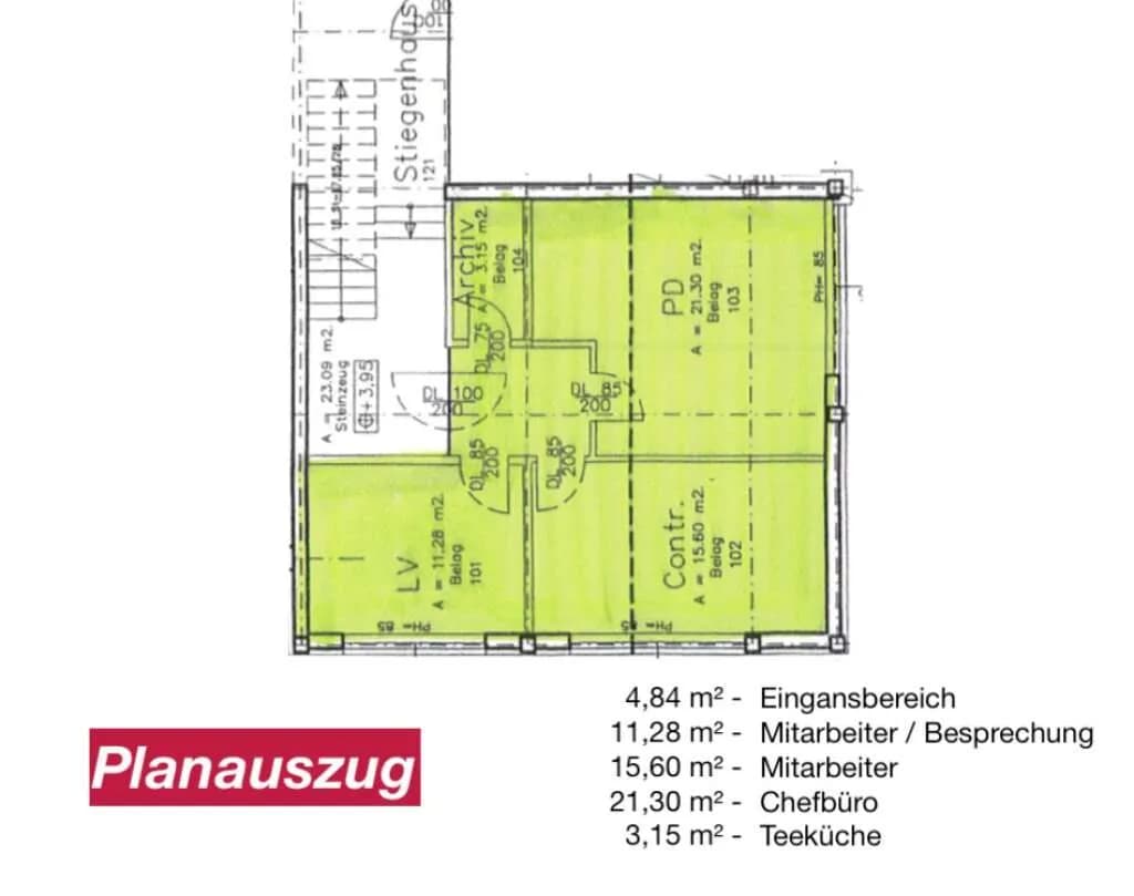 3-Zimmer-Gewerbeimmobilie mieten in Wels – 56 m², € 866 – Bild 9 von 9