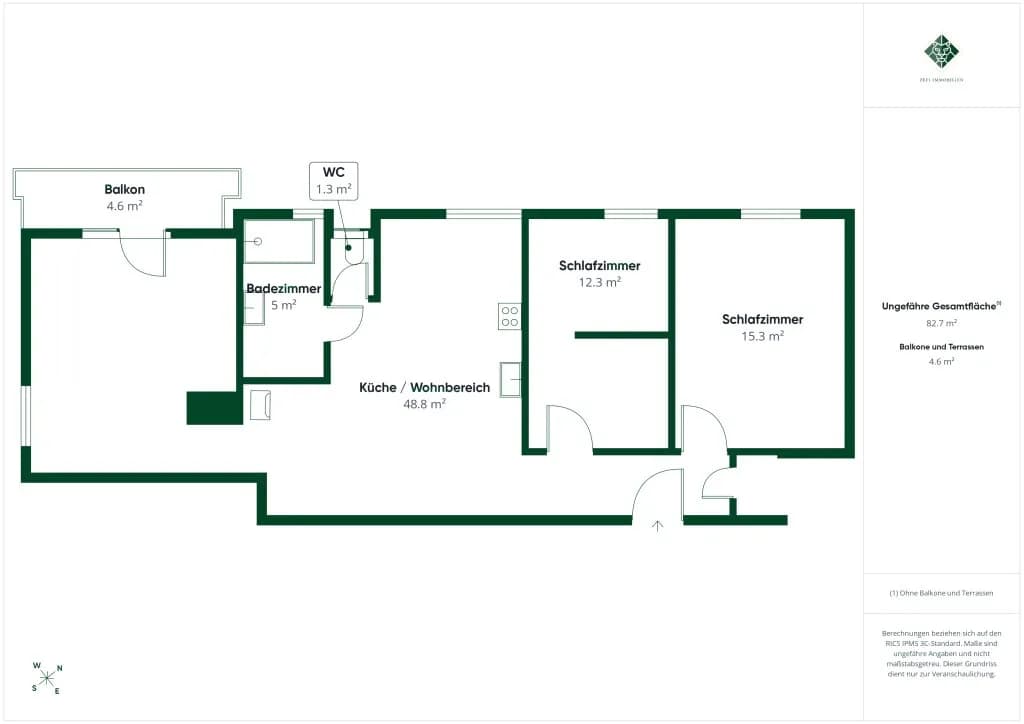 3-Zimmer-Wohnung kaufen in Kufstein – 85 m², € 499.000 – Bild 9 von 9