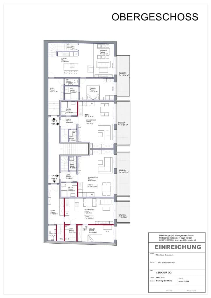 4-Zimmer-Wohnung mieten in Mödling – 103,93 m², € 1.870 – Bild 24 von 25