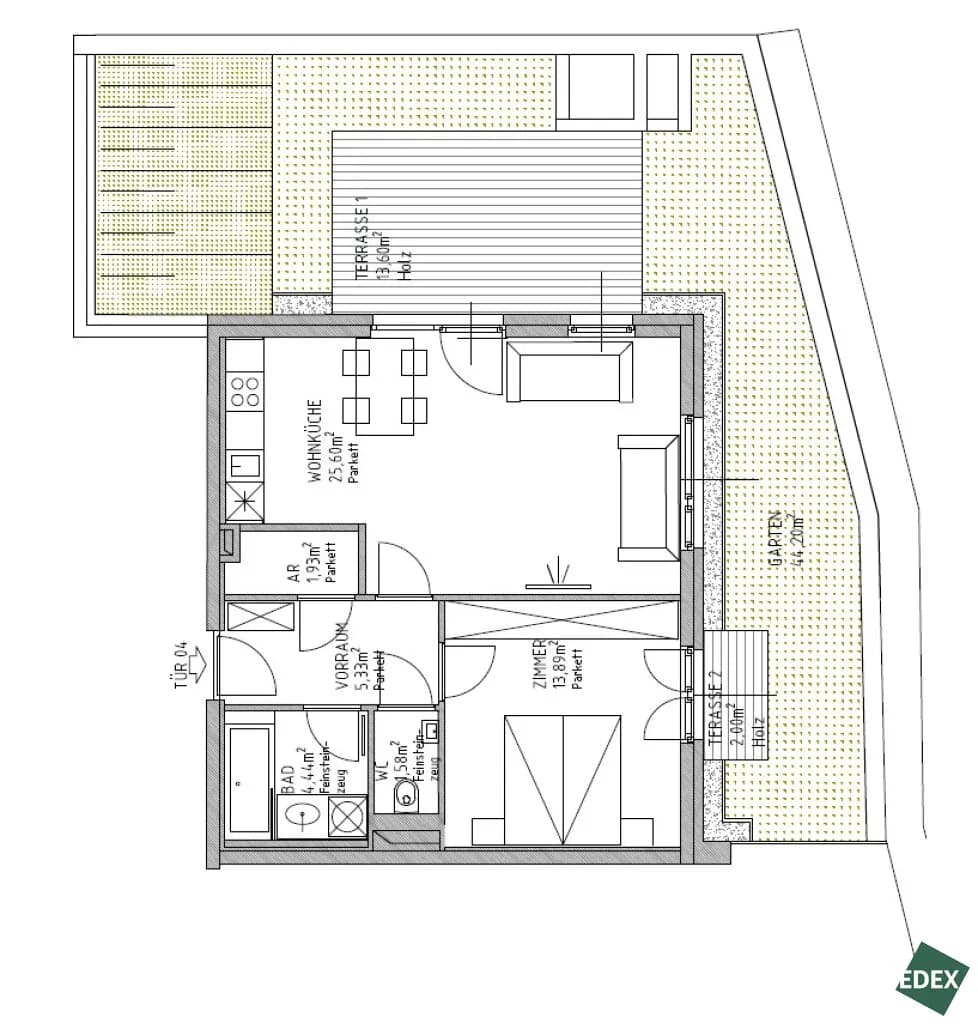 2-Zimmer-Wohnung mieten in Wien – 53 m², € 1.349 – Bild 23 von 24