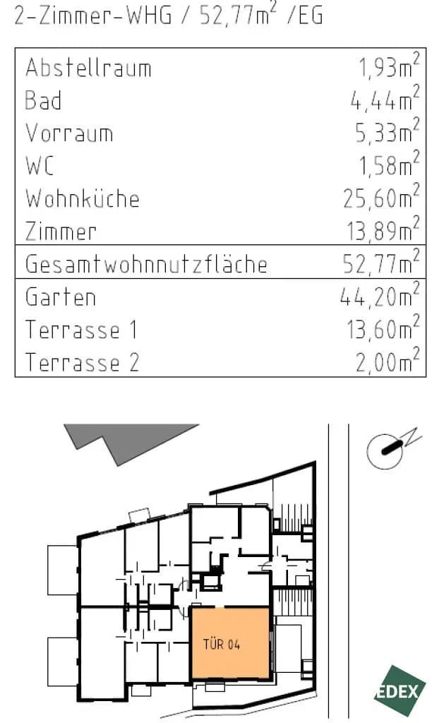 2-Zimmer-Wohnung mieten in Wien – 53 m², € 1.349 – Bild 24 von 24
