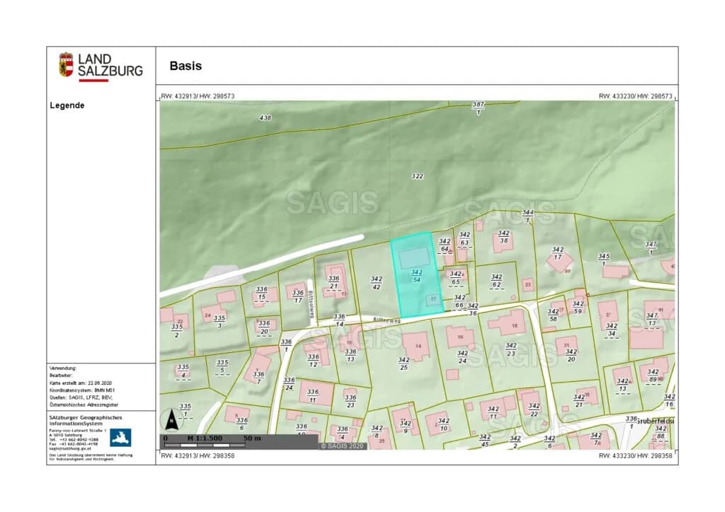 Grundstück kaufen in Salzburg-Umgebung – 1 300 m², € 1.850.000 – Bild 2 von 3