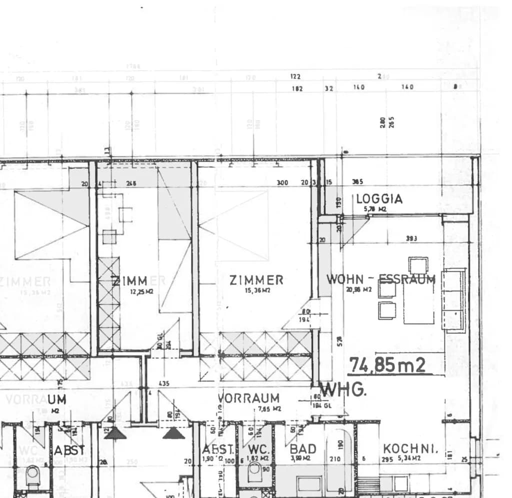 3-Zimmer-Wohnung kaufen in Mödling – 69,07 m², € 260.000 – Bild 4 von 4