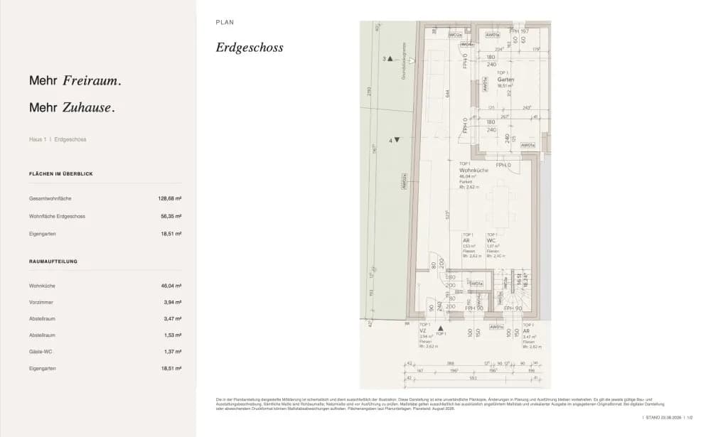 4-Zimmer-Haus kaufen in Wien – 128 m², € 750.000 – Bild 8 von 33