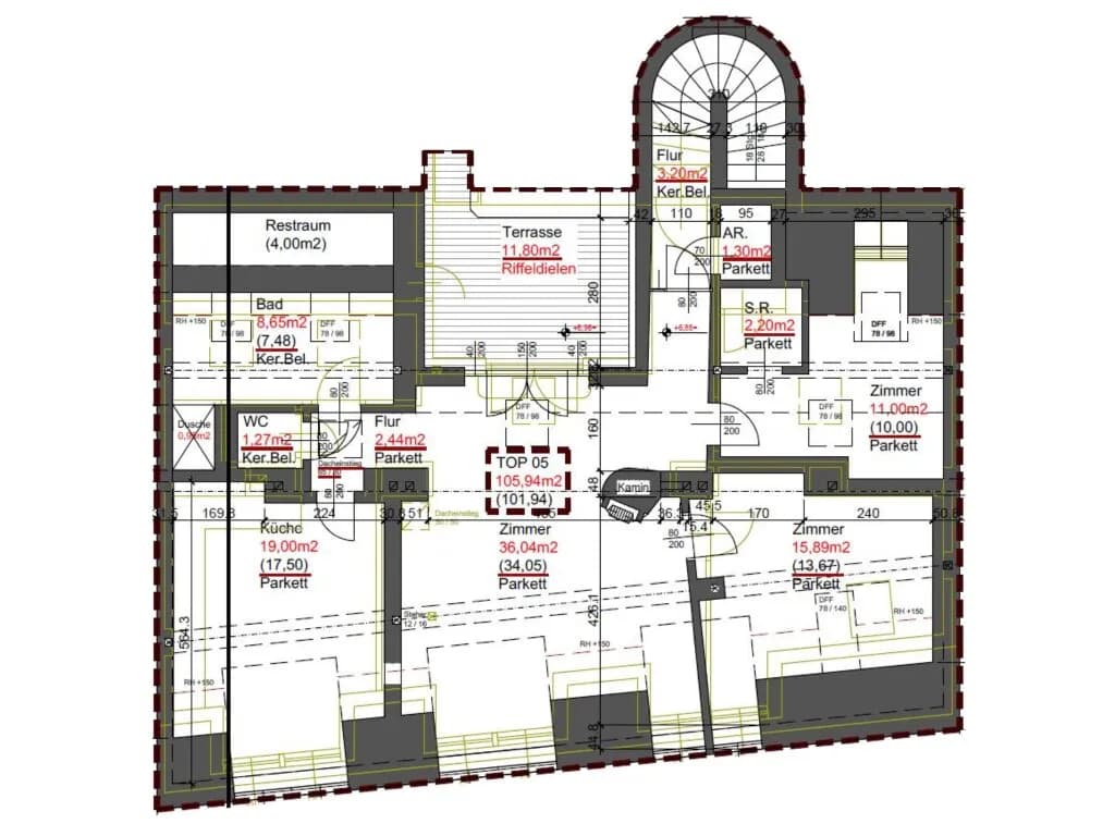 3-Zimmer-Wohnung kaufen in Mödling – 101,94 m², € 481.000 – Bild 22 von 22
