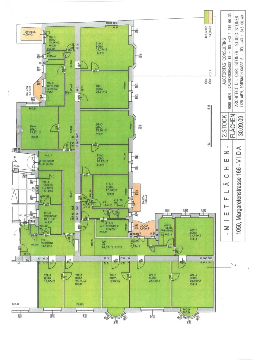 13-Zimmer-Gewerbeimmobilie mieten in Wien – 442 m², € 7.420 – Bild 6 von 6